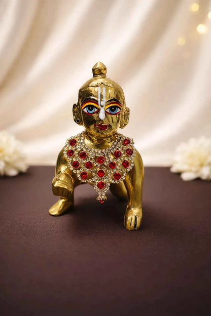 Red Stone Jerken Necklace for Deity