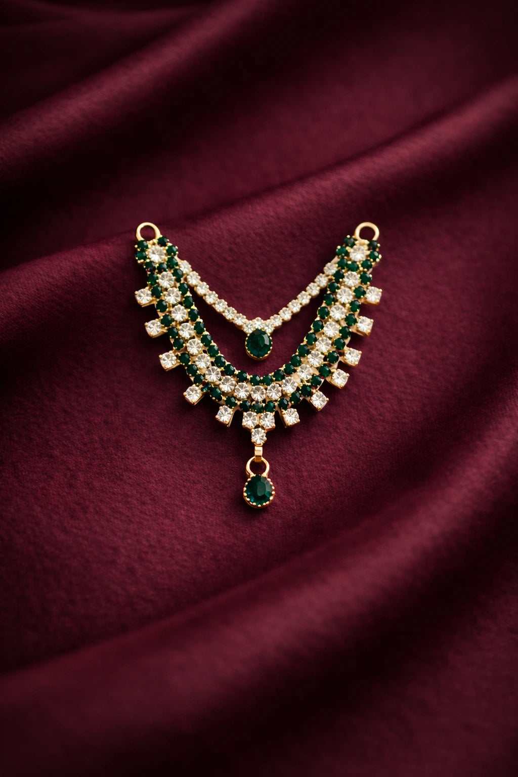 Royal Green Laddu Gopal Jewellery