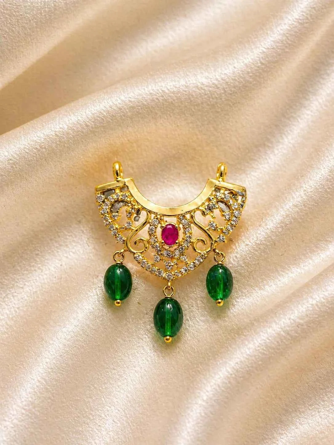 Crystal AD Jewellery for Deity
