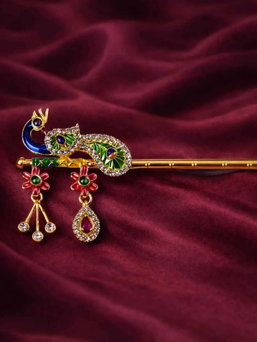 Royal Peacock AD Bansuri for Laddu Gopal
