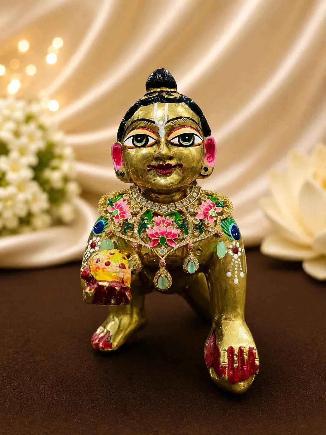 Utsav Layered Hasli Choker for Deity