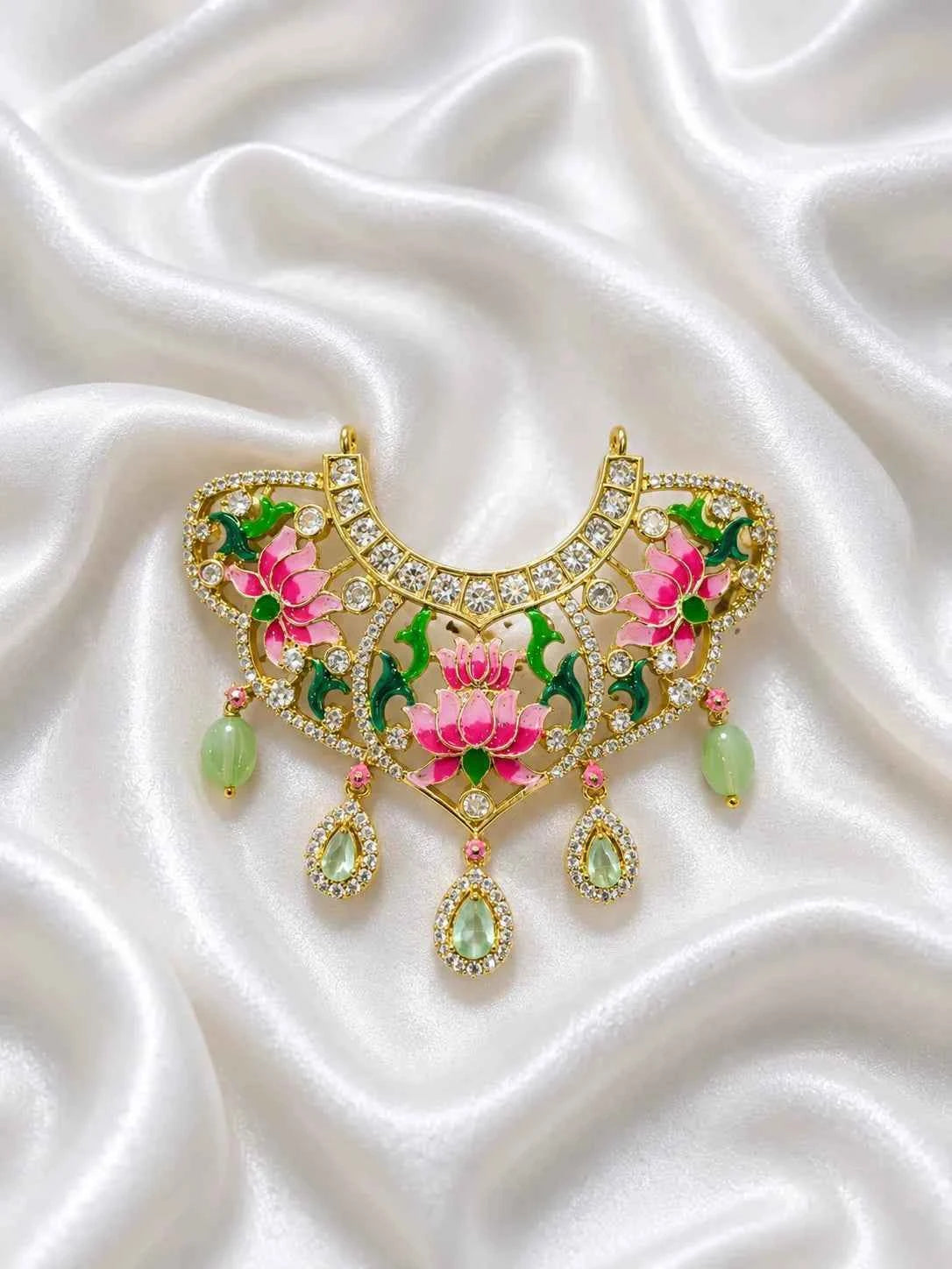 Utsav Layered Hasli Choker for Deity
