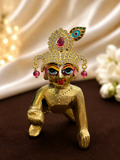 Premium Shri Govind Mukut for Deity