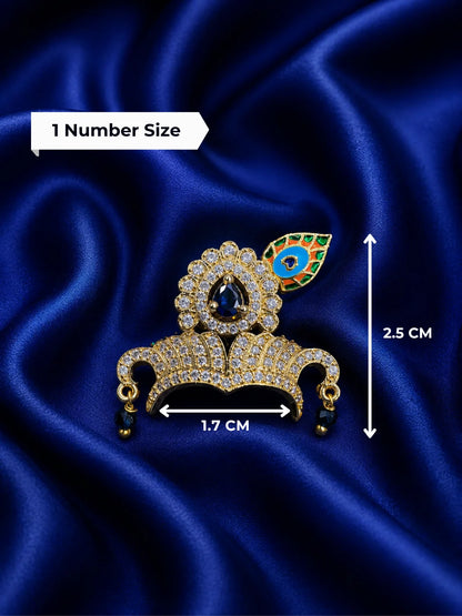 Premium Shri Govind Mukut for Deity