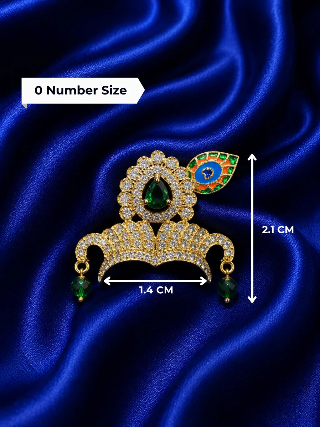 Premium Shri Govind Mukut for Deity