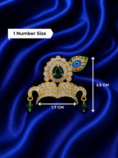Premium Shri Govind Mukut for Deity