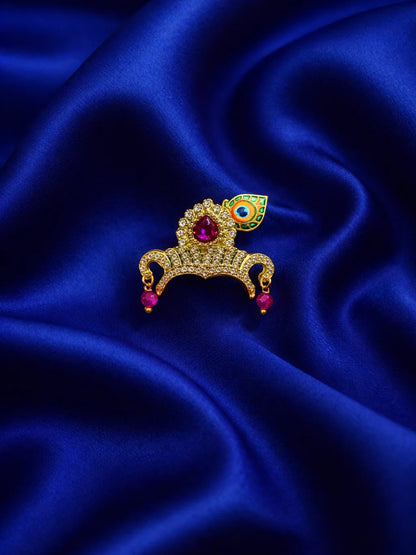 Shri Govind Magenta Mukut