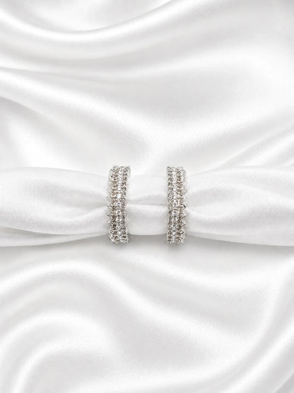 Shvet Ratna AD Bangles for Laddu Gopal with sparkling American diamond stones and white gemstone-inspired design