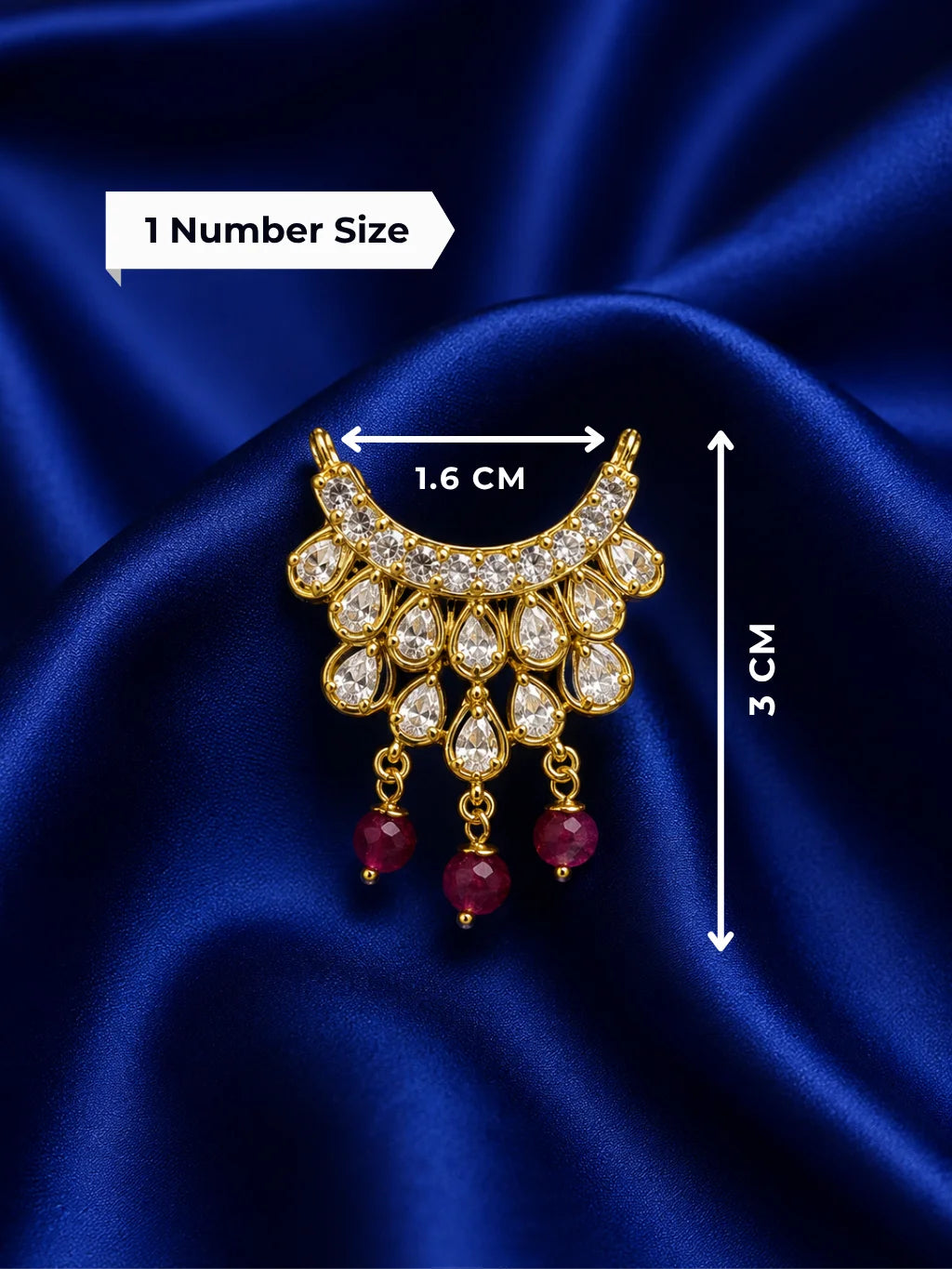 Shvetika Pearl AD Choker for Laddu Gopal with pearls and sparkling American diamond stones