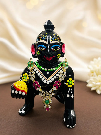 Shyamali AD Necklace for Deity and Laddu Gopal Shringar Jewellery