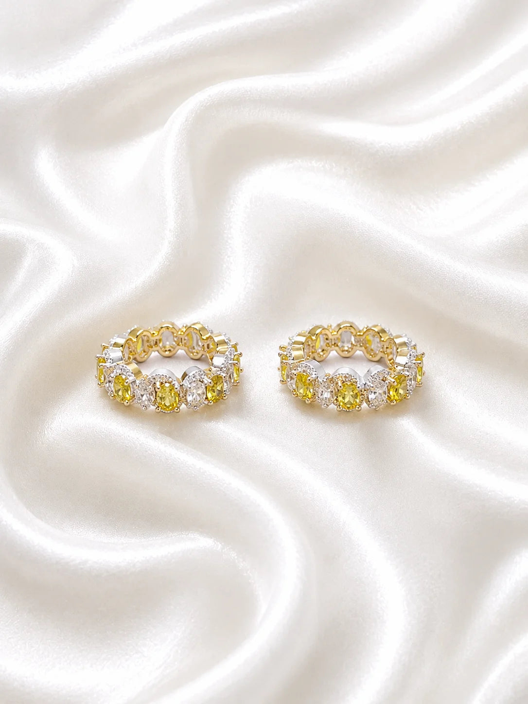 Premium Silver Plated American Diamond Bangles for Deity