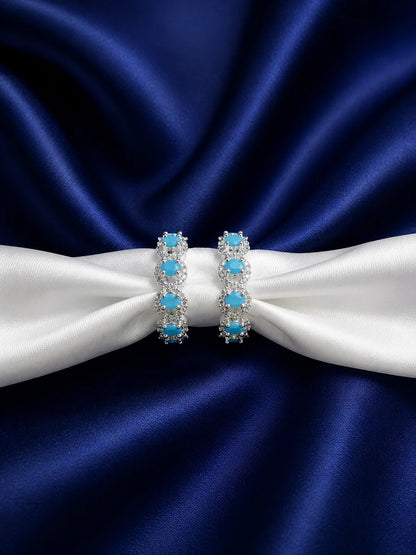 Premium Silver Plated American Diamond Bangles for Deity