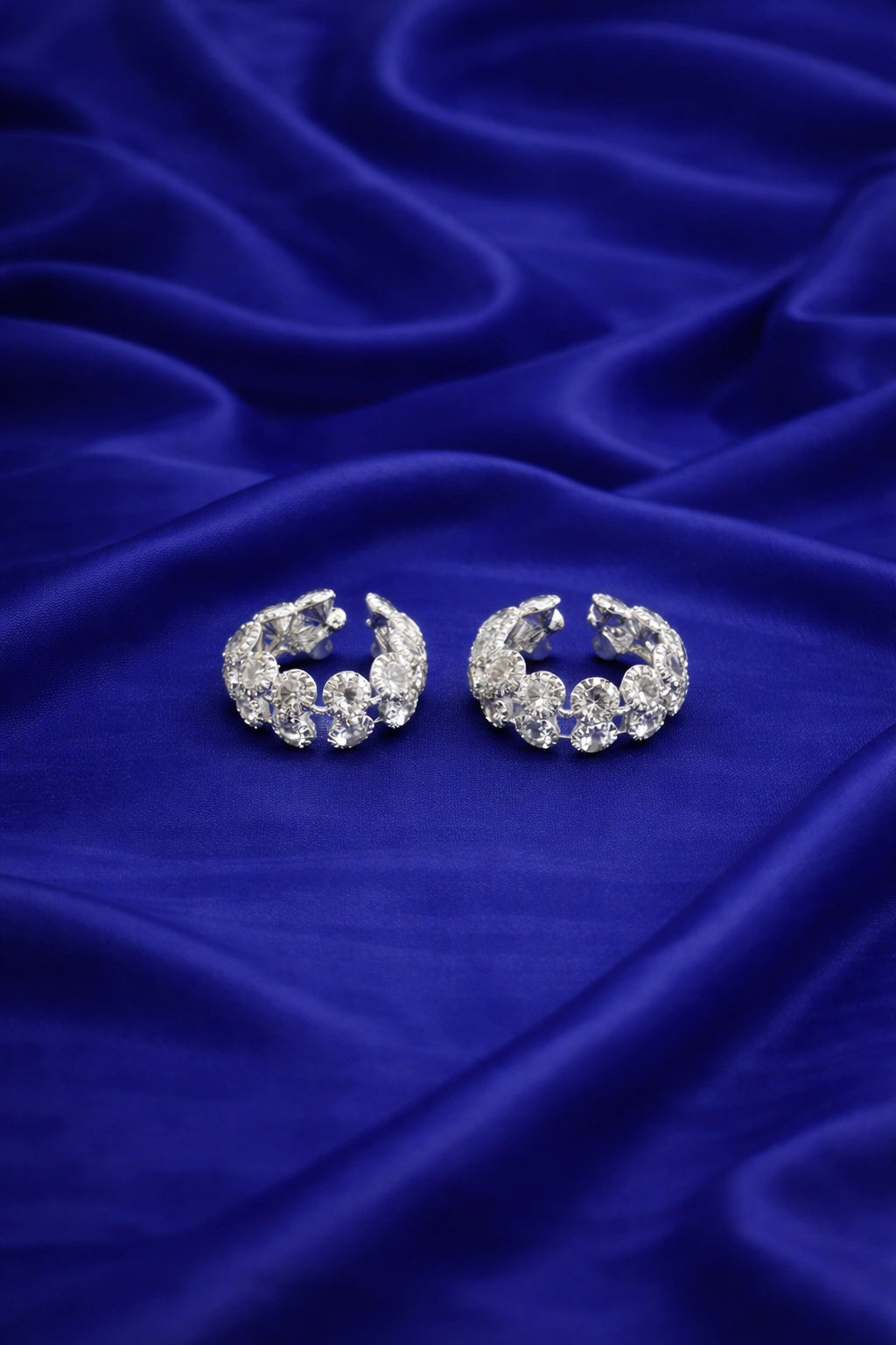 Silver stone bangles for Laddu Gopal hand shringar