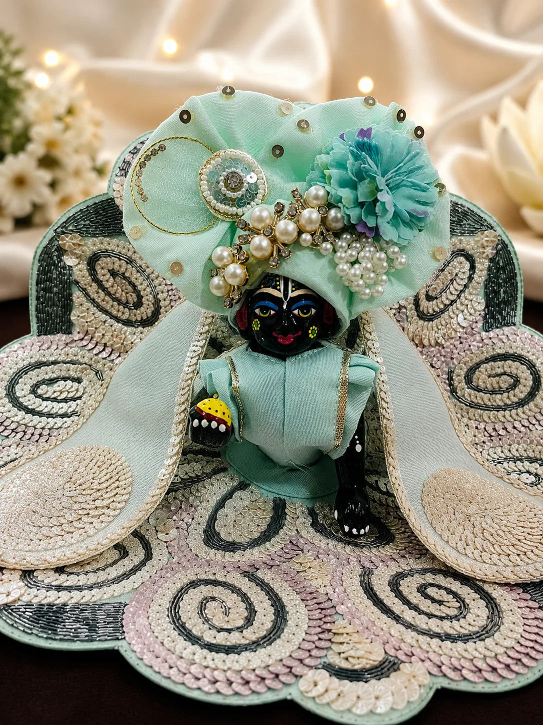 Sequence Design Laddu Gopal Dress