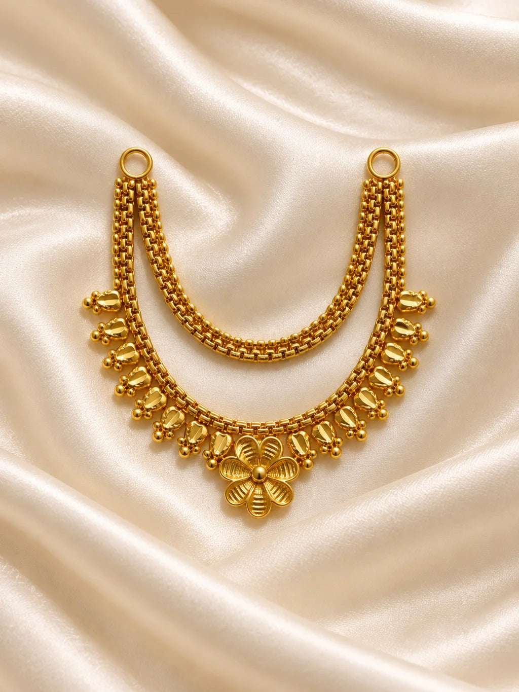 Sumanika Gold Plated Haar Set of 2 for Jugal Jodi and deity shringar