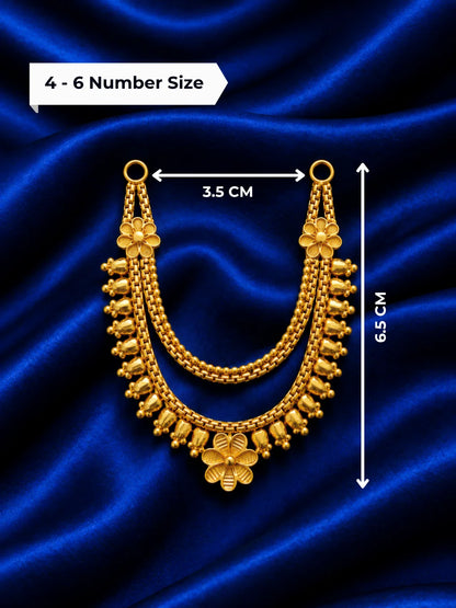 Sumanika Gold Plated Haar Set of 2 for Jugal Jodi and deity shringar