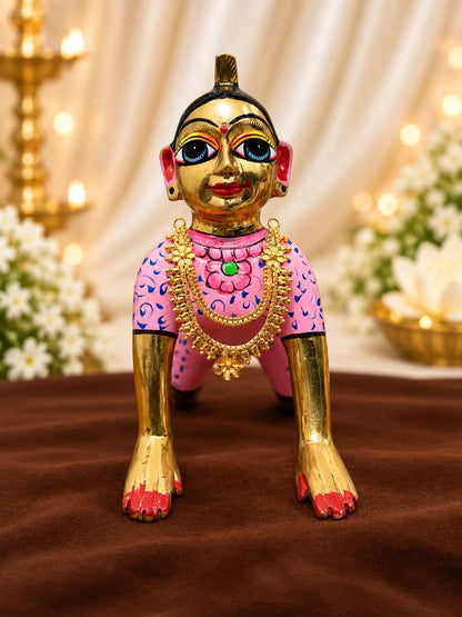 Sumanika Gold Plated Haar Set of 2 for Jugal Jodi and deity shringar