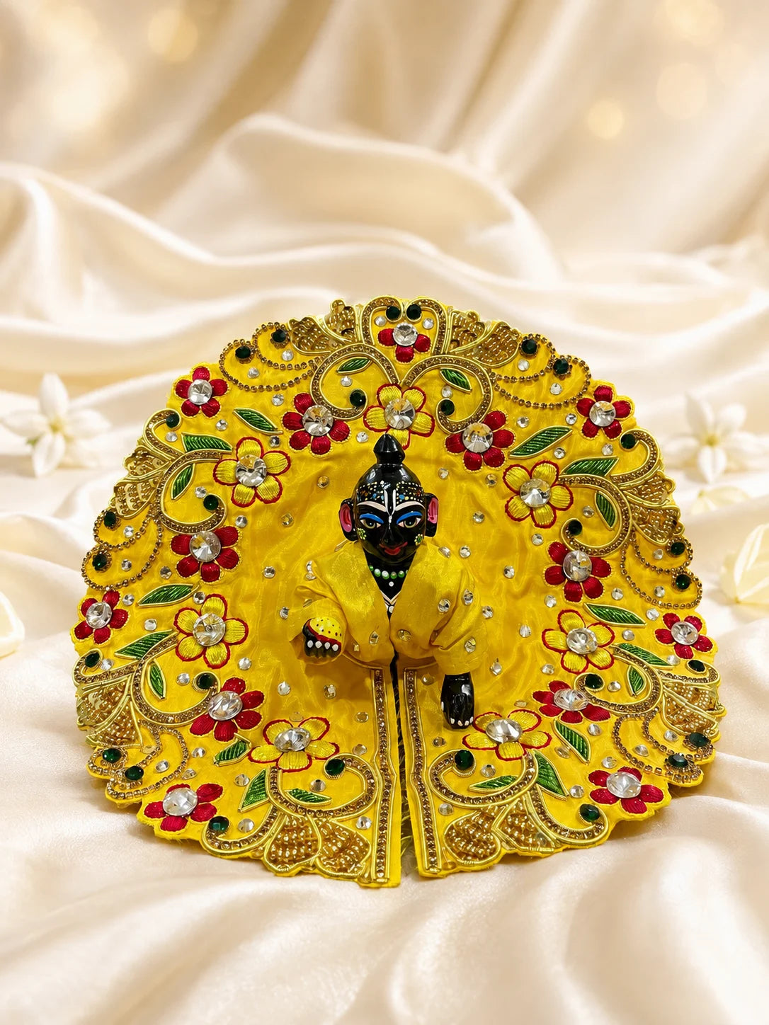 Sunshine Floral Poshak for Laddu Gopal