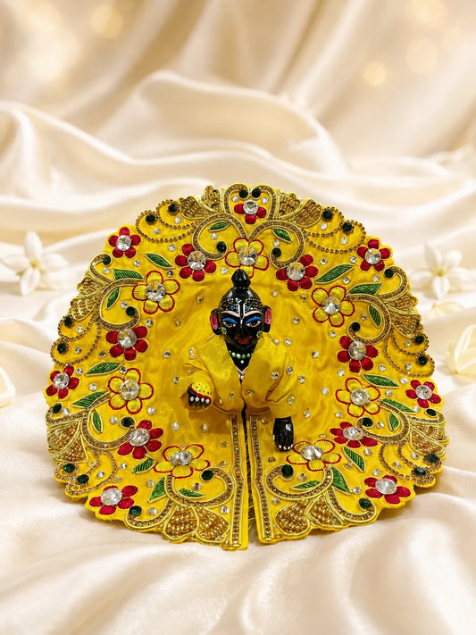 Sunshine Floral Poshak for Laddu Gopal
