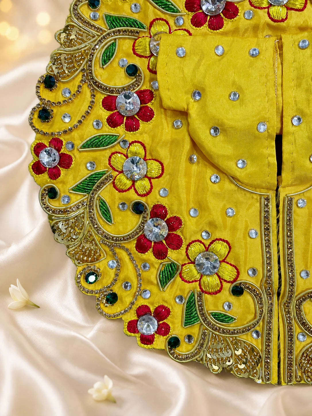 Sunshine Floral Poshak for Laddu Gopal
