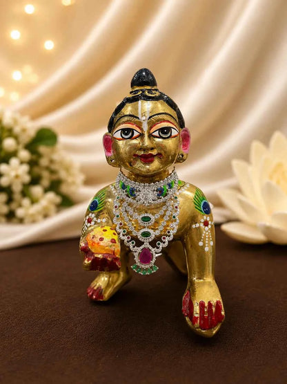 Surya Dev Silver Plated Haar for Deity