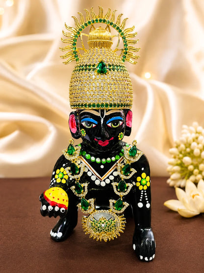 Surya Mahal AD Jewellery Set, featuring radiant stonework and a majestic design for royal everyday and festive shringar.
