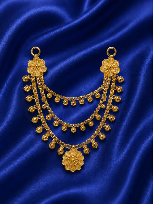 Swarn Pushpa Gold Plated Haar for Laddu Gopal, Radha Rani, Ram Lalla, Mata Rani and Other Deities