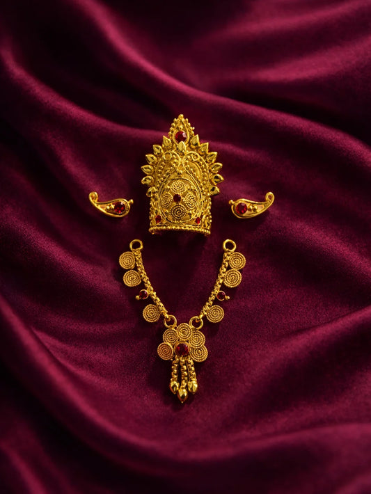 Traditional jewellery set for God for divine shringar