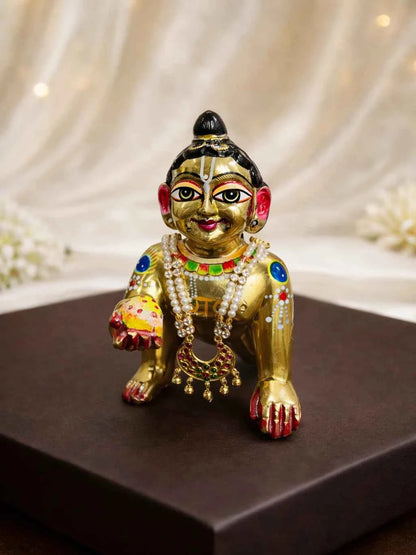 Traditional Pearl Work Mala for God