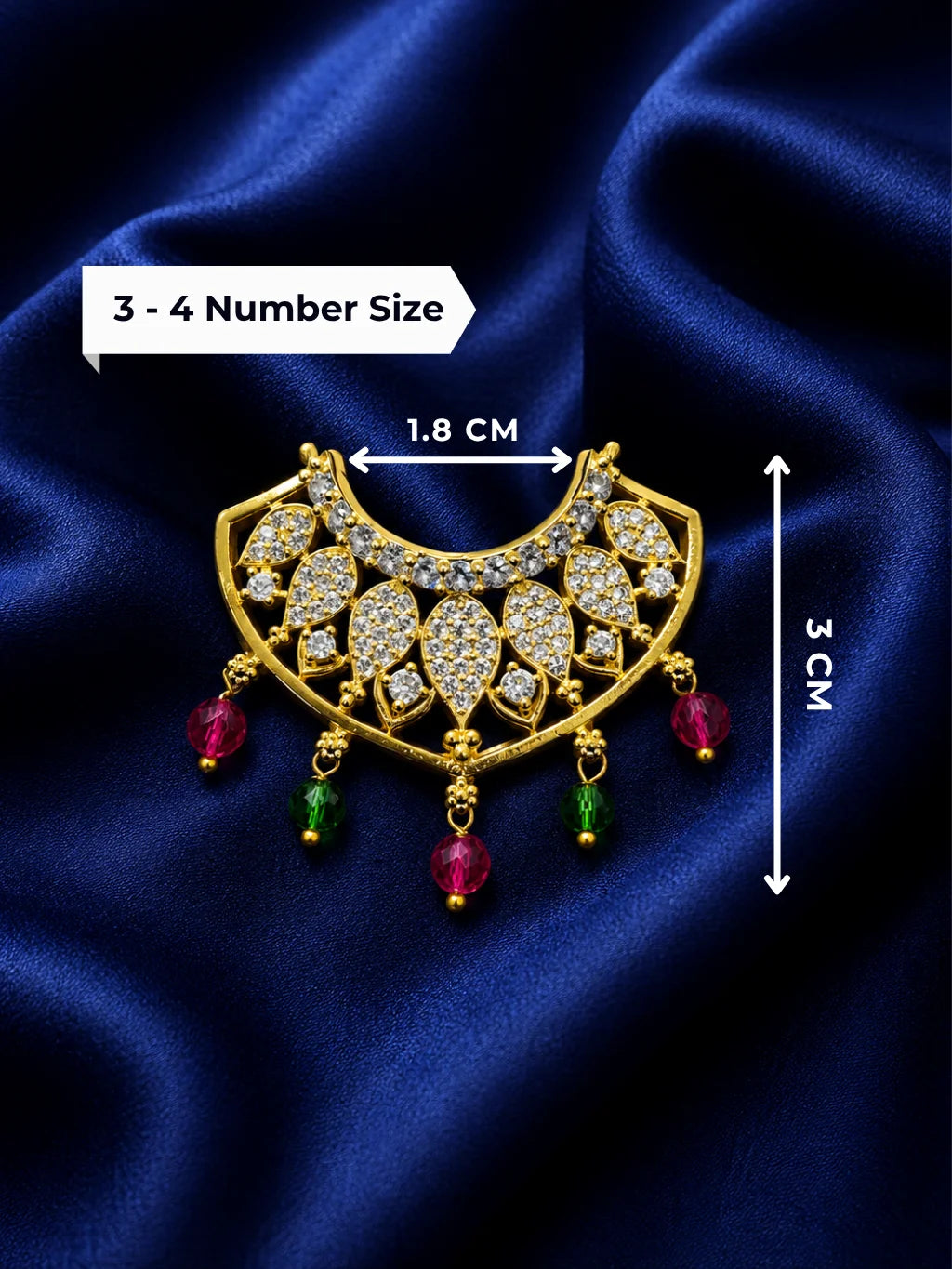 Premium Utsav Layered Hasli Choker with Elegant Drop Accents for Deities