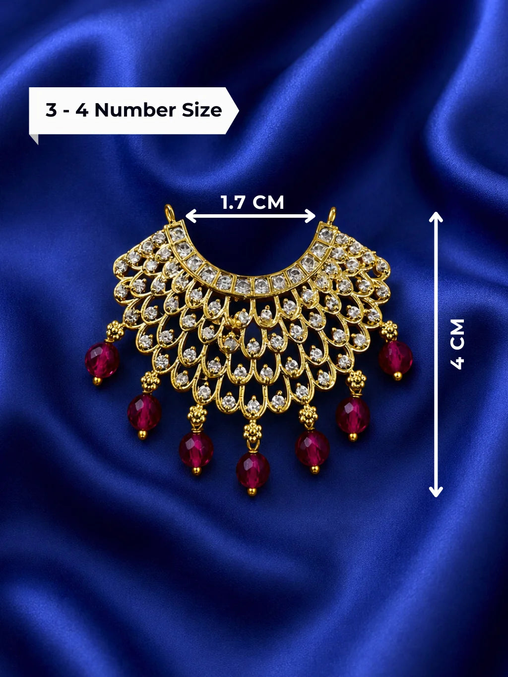Vasantika AD Choker for Deity | Laddu Gopal shringar