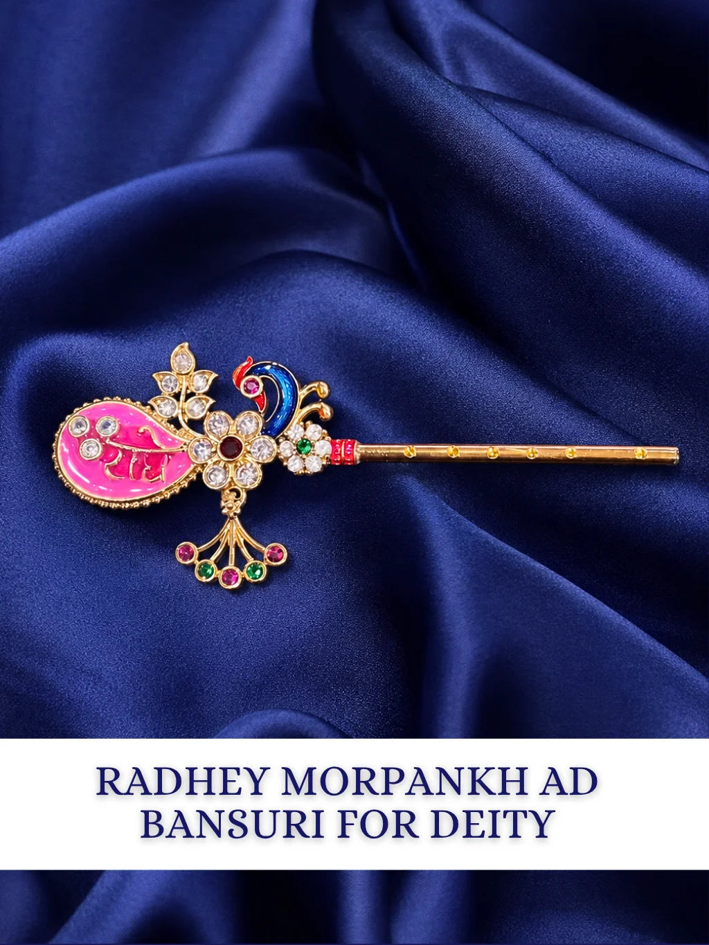 Radhey Morpankh AD Bansuri for Deity