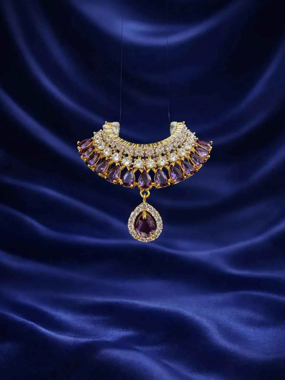 Victorian Purple AD Choker