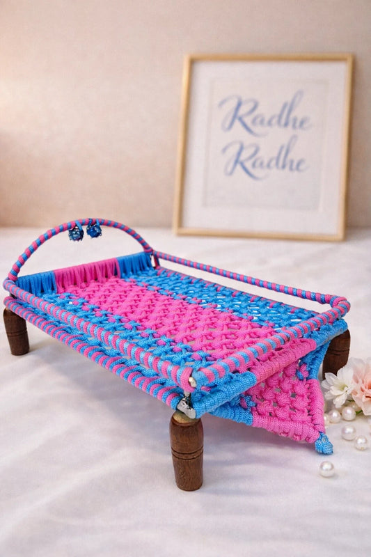 Wooden Charpai for Laddu Gopal