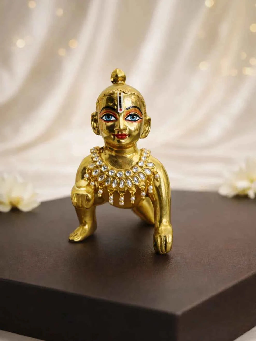 Yellow Choker Jewellery for God