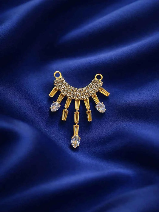 Yellow Stone Drops Jewellery