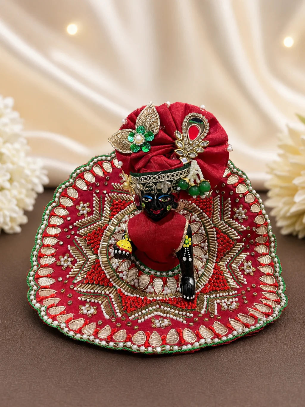 Zardozi & Moti Work Laddu Gopal Poshak