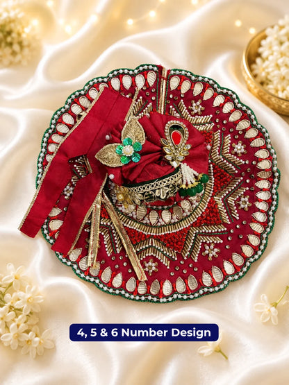 Zardozi & Moti Work Laddu Gopal Poshak