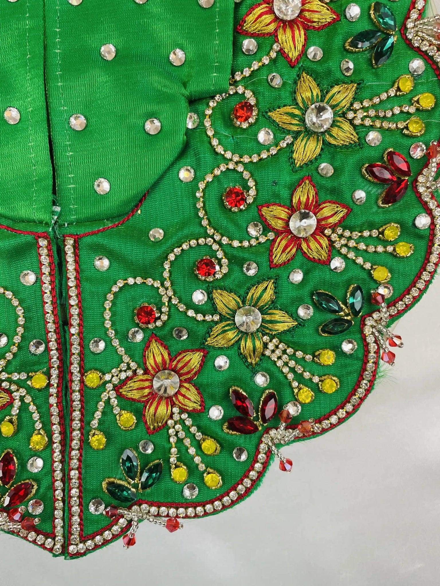 Green Attire for Laddu Gopal - Mero Kanha Ji