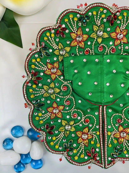 Green Attire for Laddu Gopal - Mero Kanha Ji
