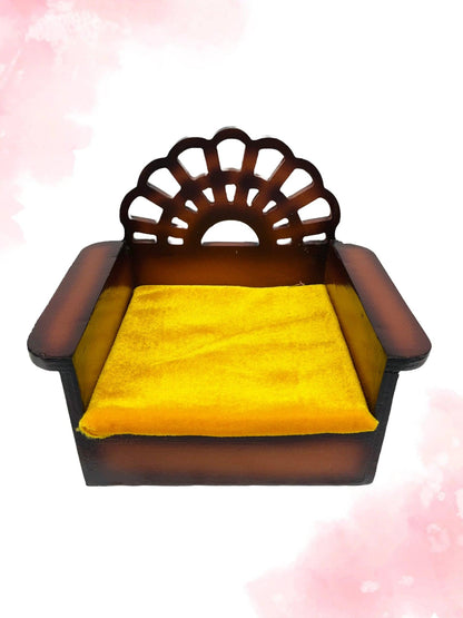 Laddu Gopal Wooden Sofa - Mero Kanha Ji