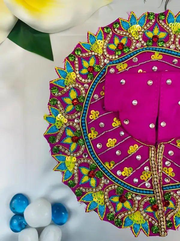 Pink & Yellow Laddu Gopal Dress - Mero Kanha Ji