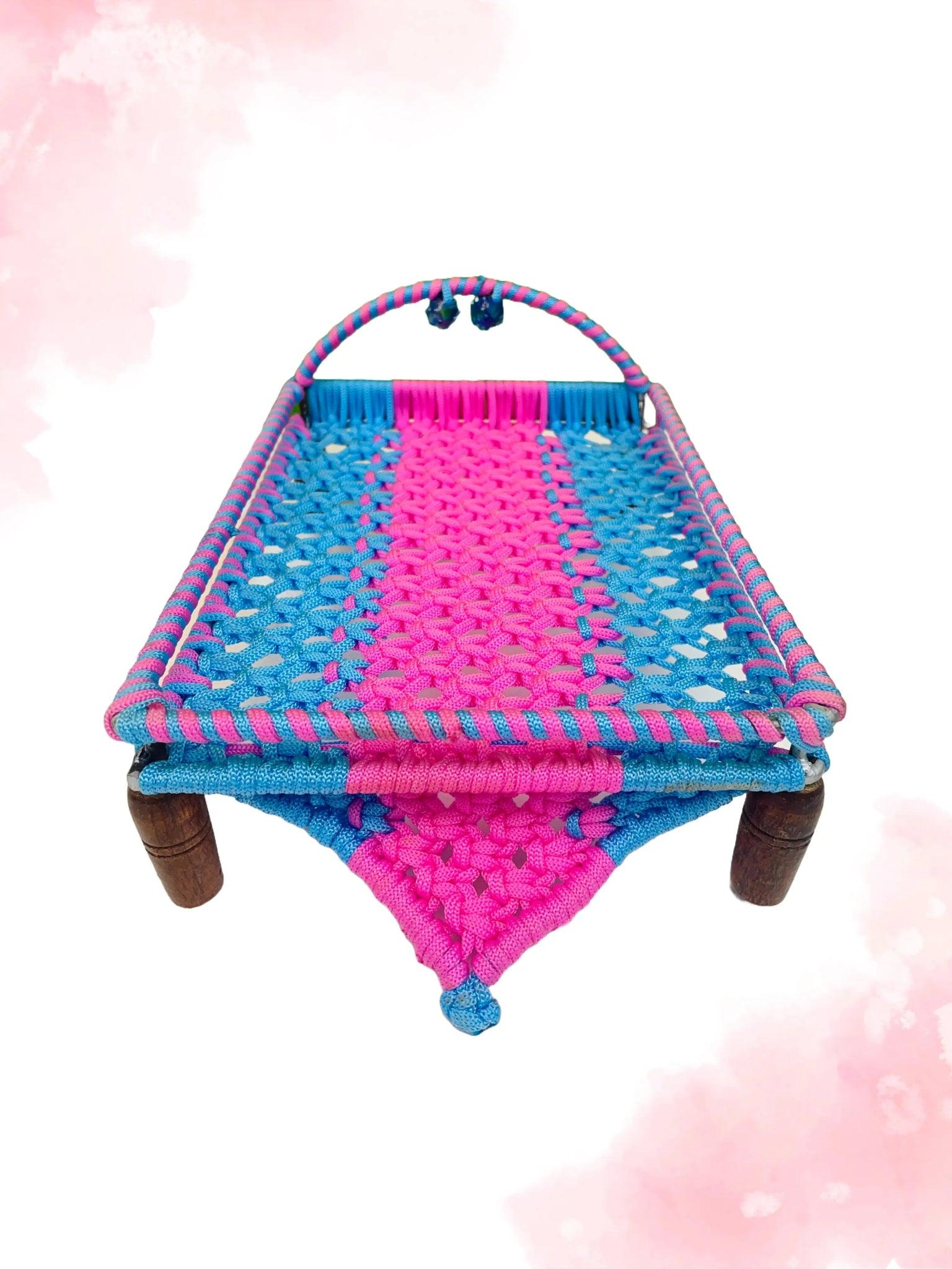 Wooden Charpai for Laddu Gopal - Mero Kanha Ji