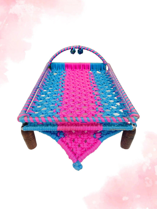 Wooden Charpai for Laddu Gopal - Mero Kanha Ji